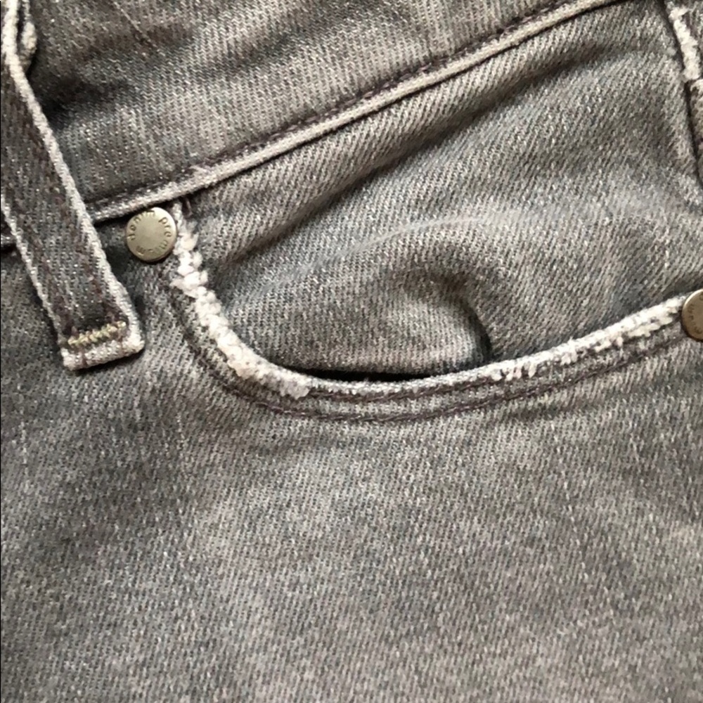 Paige “ Laurel Canyon” gray wash denim jeans - Picture 3 of 8